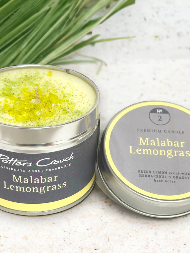 Malabar Zitronengras-Kerze für den Großhandel von Potters Crouch Candles