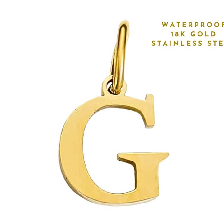 Letter Charms G | Charms for wholesale by Coco Luna Collection