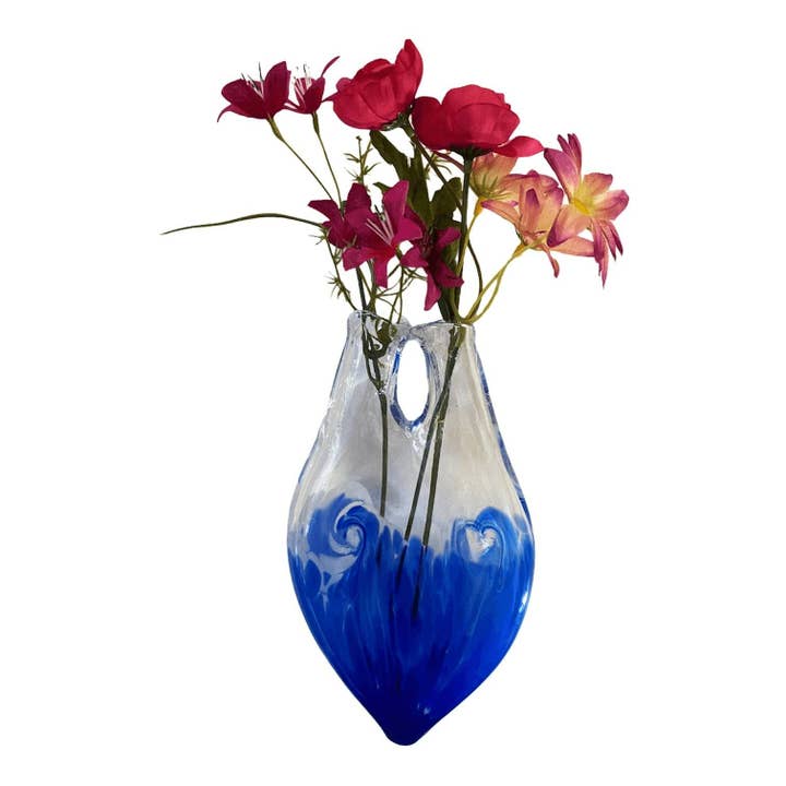 Hanging Vase for wholesale by Lake Superior Art Glass