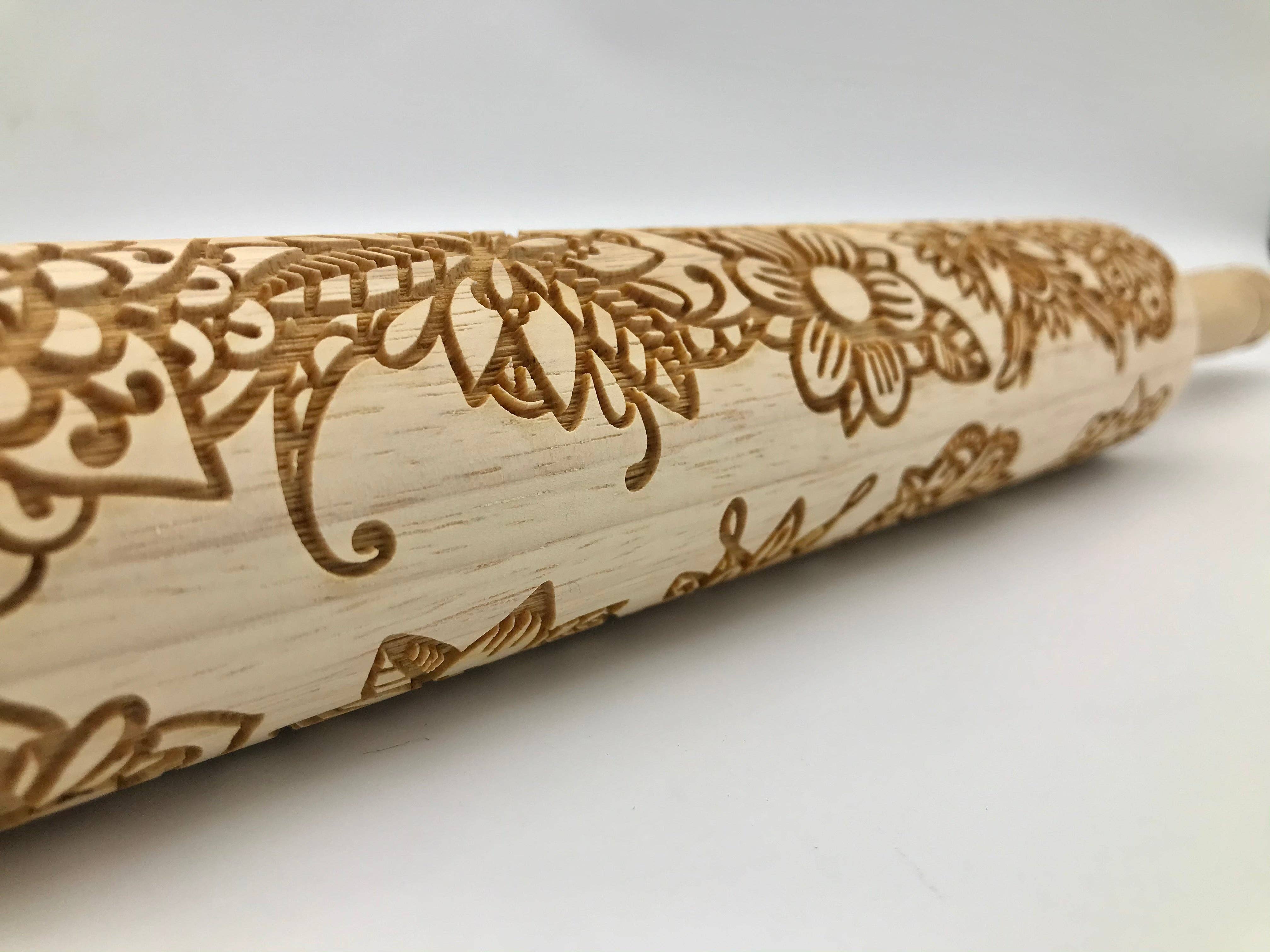 Sweet Rolling Pins - Wholesale Rolling Pin - Mandala Embossed Rolling Pin – Pottery & Baking2