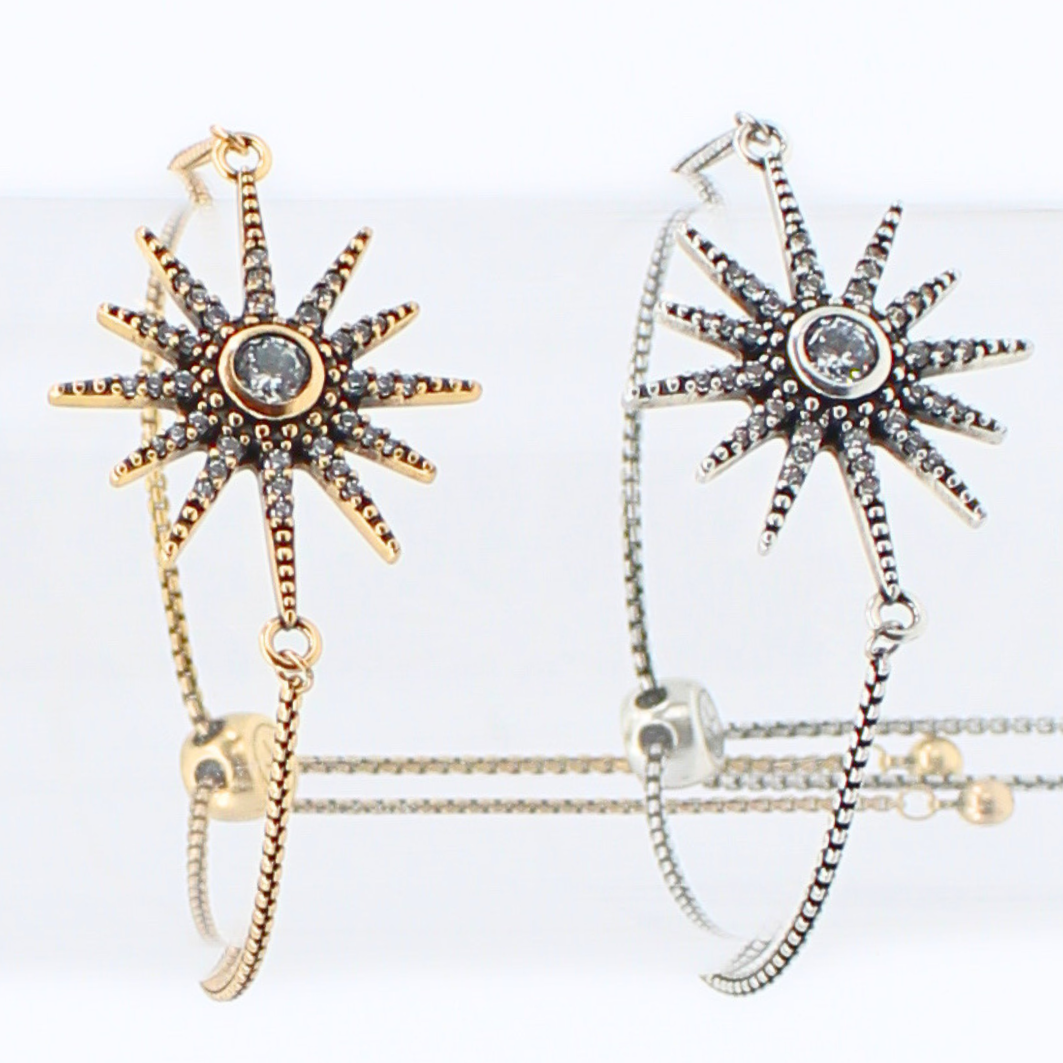 Katia Designs – Engroshandel Armbånd med vedhæng – Breathe Crystal Starburst justerbar kædearmbånd7