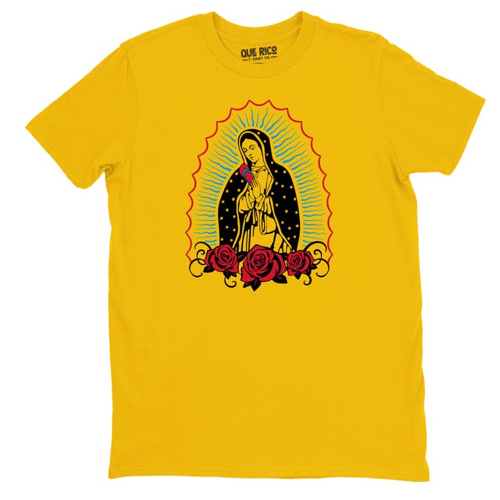 Camiseta La Chancla de Guadalupe por atacado de Que Rico T-Shirt Co.