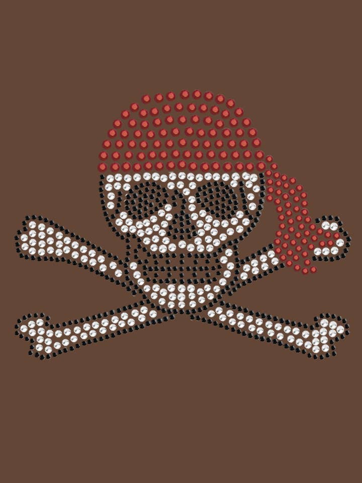 Dog in the Closet – Großhandel T-Shirt – Damen – Totenkopf mit rotem Bandana Damen T-Shirt10