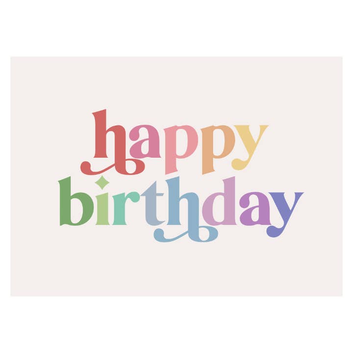 Cherrypick - Wholesale Banner - Kids & Baby - Happy Birthday Banner (Rainbow) | Party Wall Decor Kids