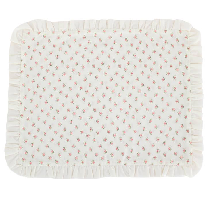 Ruffle Placemats tiny rose (Set of two) for wholesale by Pretty Homestyle