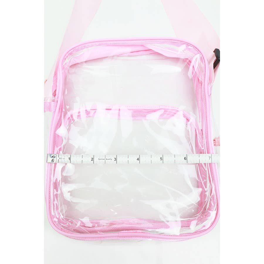 MIX COLOR Clear Transparent Crossbody Bag for wholesale on Faire8