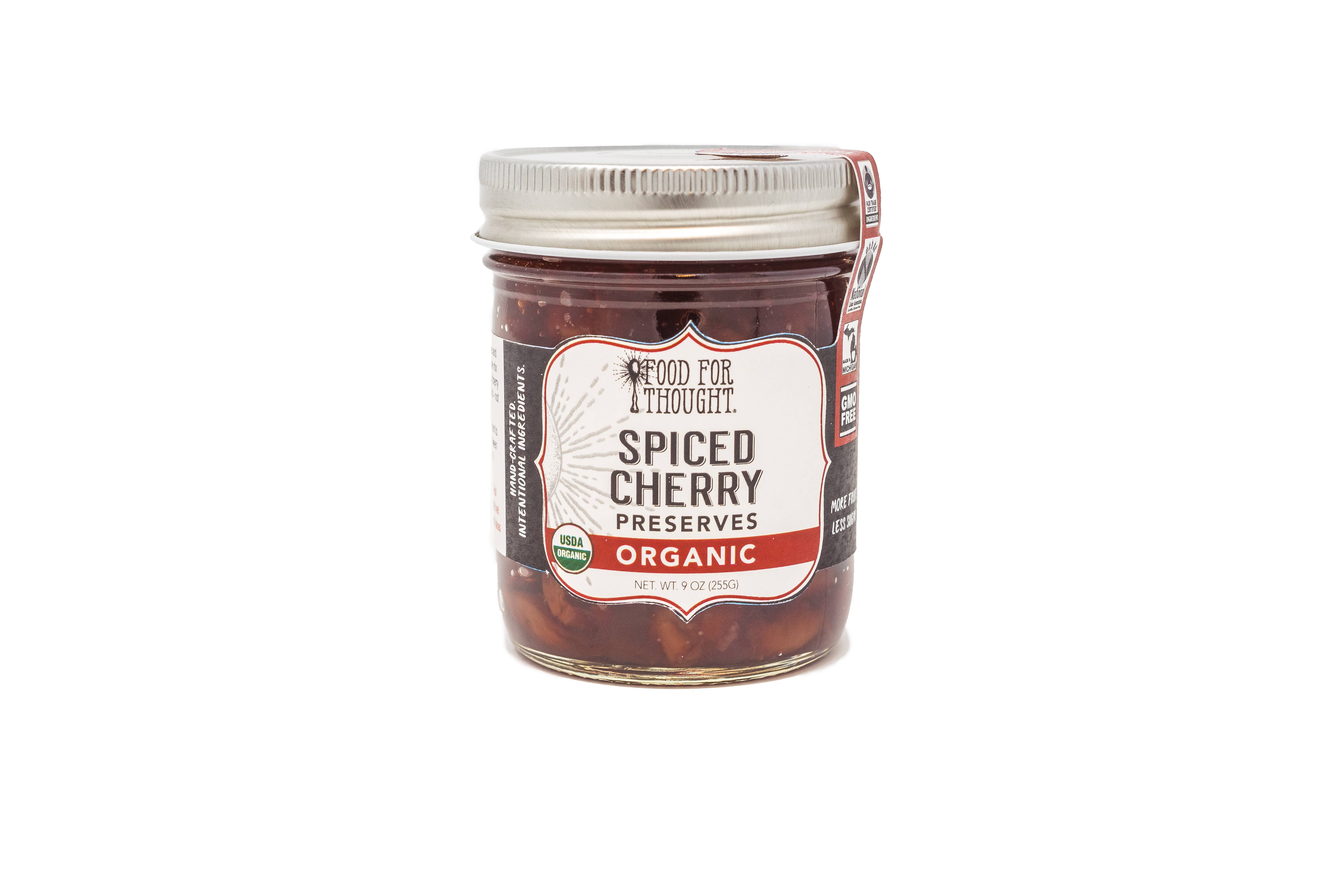 Food For Thought - Wholesale Preserves - Organic Spiced Cherry Preserves