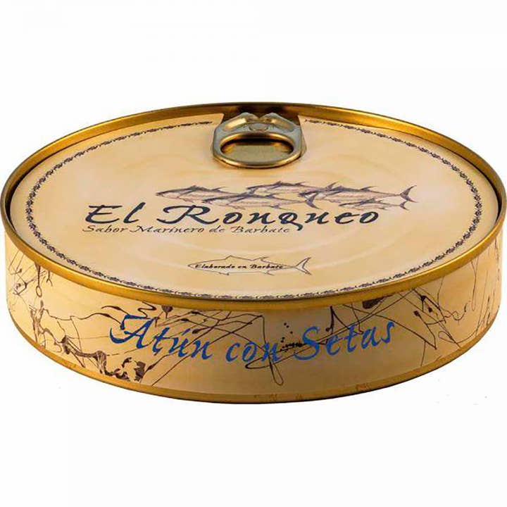 El Ronqueo - Wholesale Tinned Fish - Tuna Belly with Mushrooms in Olive Oil can 280 g.2
