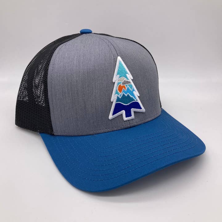 Wilderness Tree - Trucker Hat (5-Color Options) for wholesale by Tree City Stickers