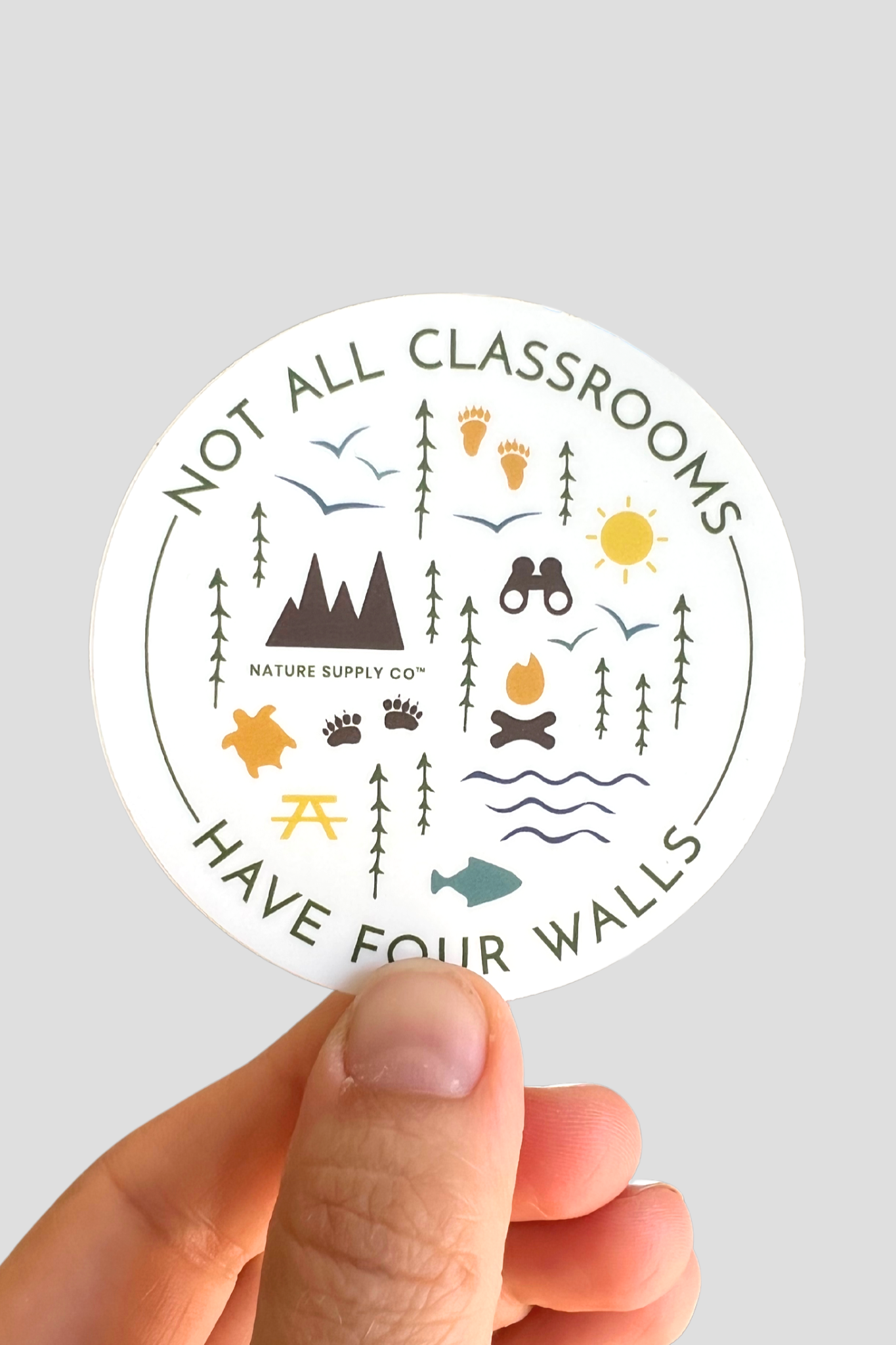 Nature Supply Co - Wholesale Sticker - Not All Classrooms Sticker – Outdoor Adventure Gift1