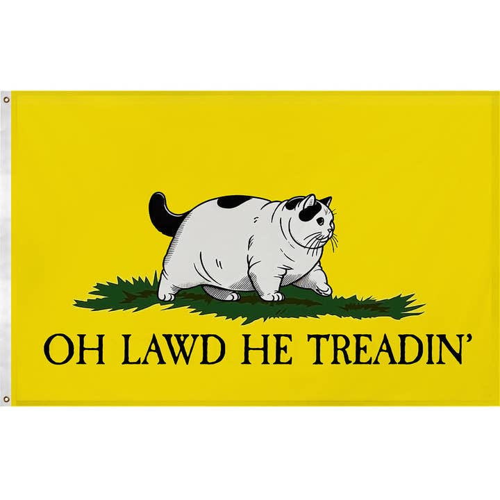 Oh Lawd He Treadin' Flag for wholesale by Shady Front