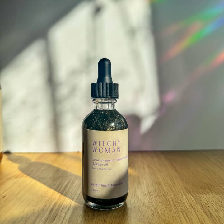 Óleo Corporal + Perfume Mulher Feiticeira por atacado de Purple Thistle Botanicals