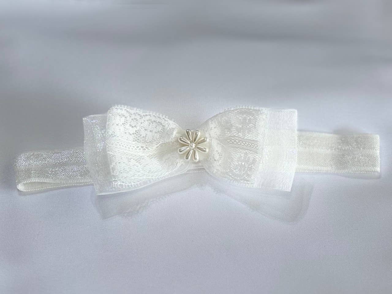 Simply Charming – wholesale Fashion Headband - Baby – Vintage White Headband/Hair Clip1