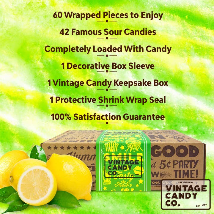 Vintage Candy, LLC - Wholesale Gummy - Sour Candy Assortment Gift
