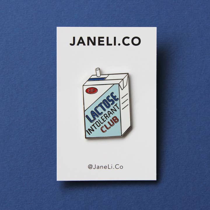 Perno smaltato Club per intolleranti al lattosio per la vendita all'ingrosso da parte di JaneLi.Co