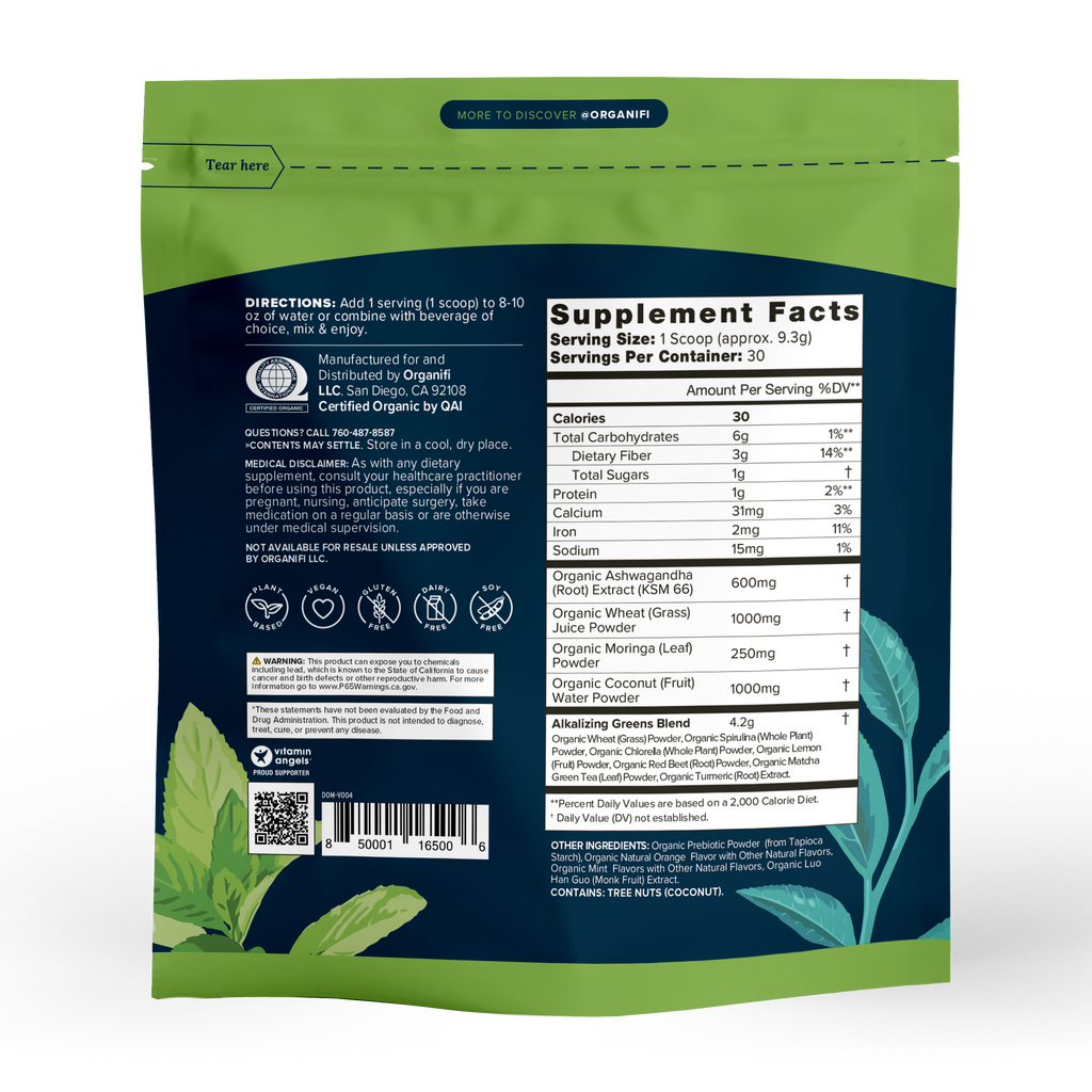 Organifi - Wholesale Protein/Superfood Powder - Green Juice - Superfood Blend with Adaptogens5