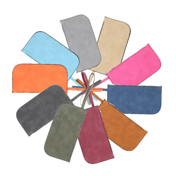 K. Carroll Accessories - Wholesale Wristlet - Faux Suede Vegan Leather Wristlet3