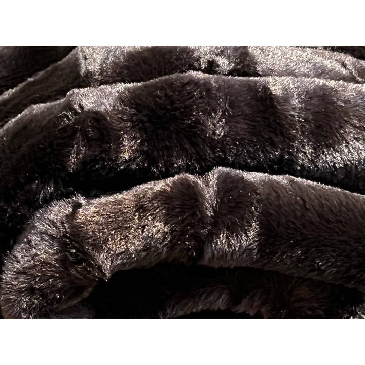 One Preevay Luxury Home Furniture & Decor - Vendita all'ingrosso Set di lenzuola - Ispirato maestosamente | Nero elegante | Biancheria da letto a costine in finto coniglio e velluto | Twin & Queen4