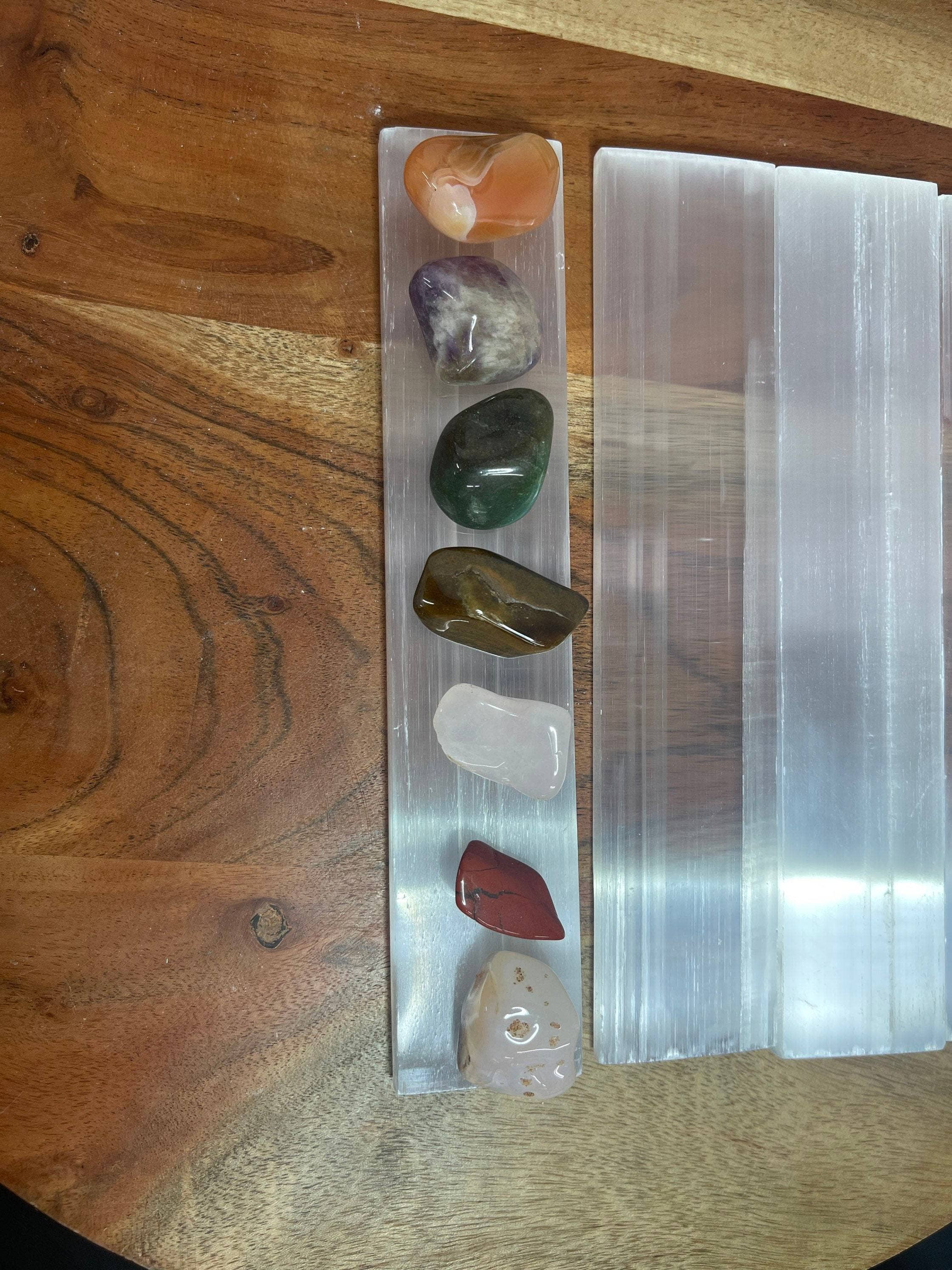 CaNatureLover - Wholesale Crystal Charging Plate - Polished 8" Selenite Charging Station Plate9