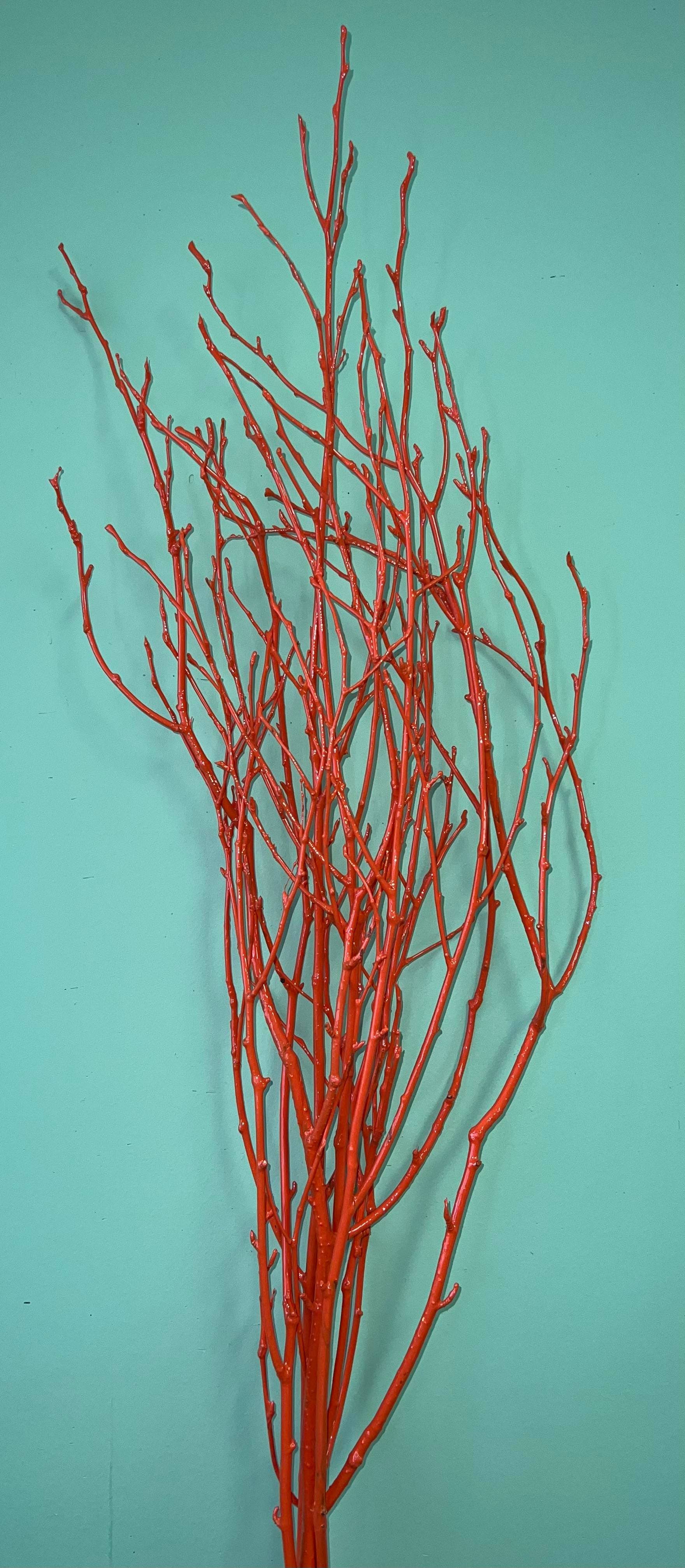 Northwoods Natural Accents - Wholesale Plant Pot - Painted Birch Branches, 4pc sleeve (3-4ft, 24/pk)4