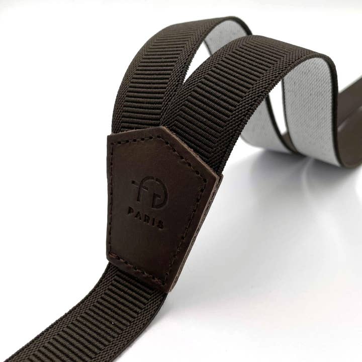 Spalline sottili color cioccolato per la vendita all'ingrosso da parte di THE FRENCH GAME