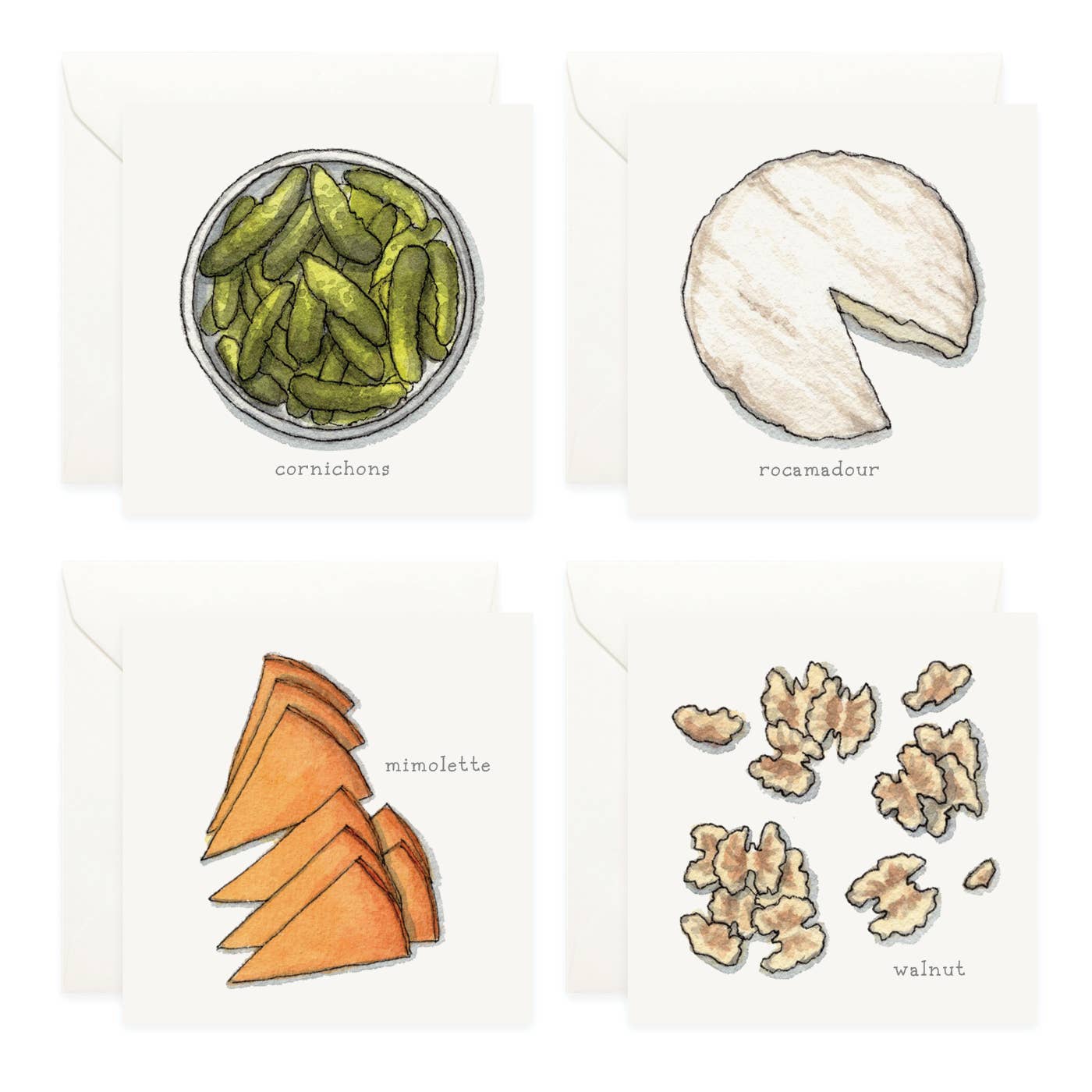 Yeesan Loh - Wholesale Stationery/Notecard Set - Mini Cards Set / Charcuterie Boards2