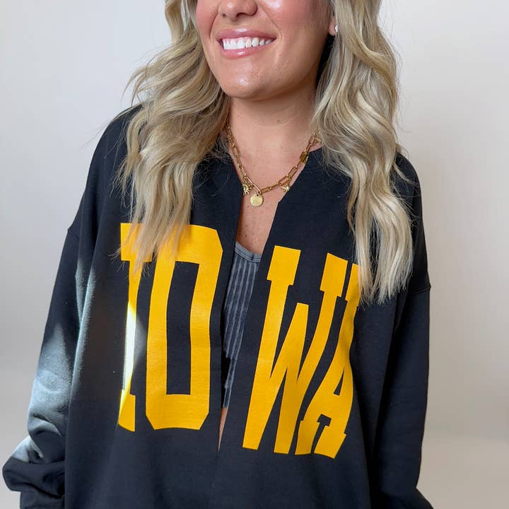 Wicker Road Boutique - Wholesale Cardigan - Women's - Black IOWA cardigan0