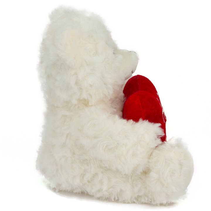 Plushland – wholesale Fyllda/plyschleksaker - Barn och baby – 15 cm & 23 cm Valentine-nallebjörn | Plysch som håller "Love You"-hjärta5