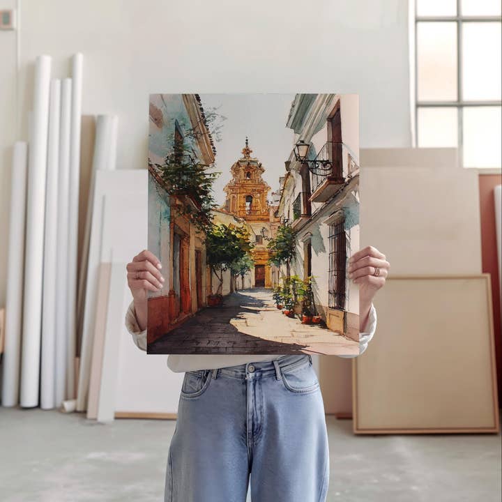 Premium Travel Art - Wholesale Art Print - Cordoba Spain Watercolor Art Cordoba Travel Print Cordoba Spain Artwork Spain Decor Andalusia Wall Art4