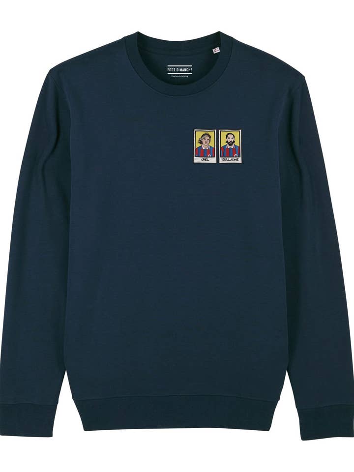 Felpa con ricamo Orel e Guillaume per la vendita all'ingrosso da parte di Foot Dimanche