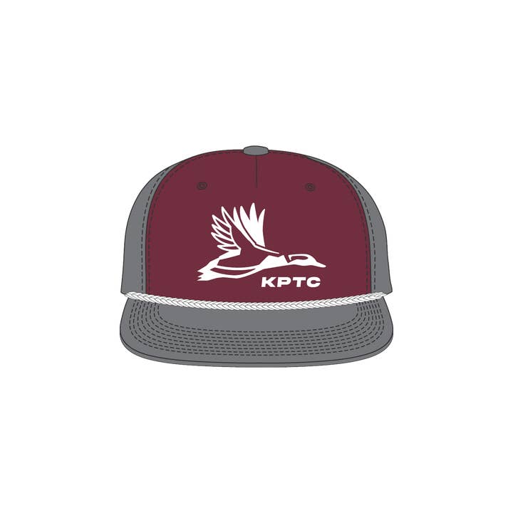 The Cotton Row Classic - Rephatt - Vinröd/Grå för wholesale av Knotted Pine Trading Co.