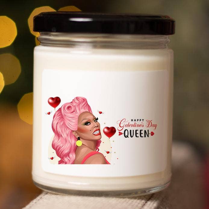 VenusArtsShop - Wholesale Birthday Card - Funny Rupaul Valentines / Galentines Candle - Romantic