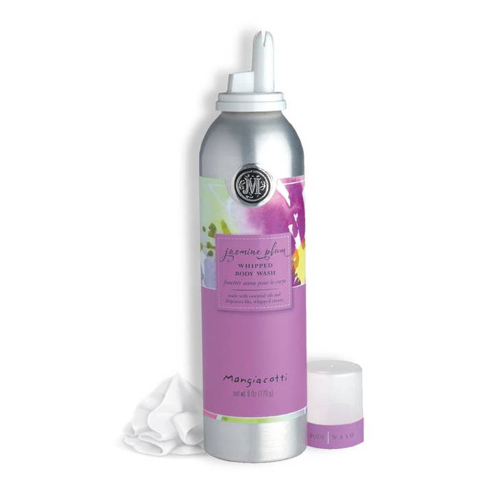 Jasmine Plum Whipped Body Wash for wholesale by Mangiacotti