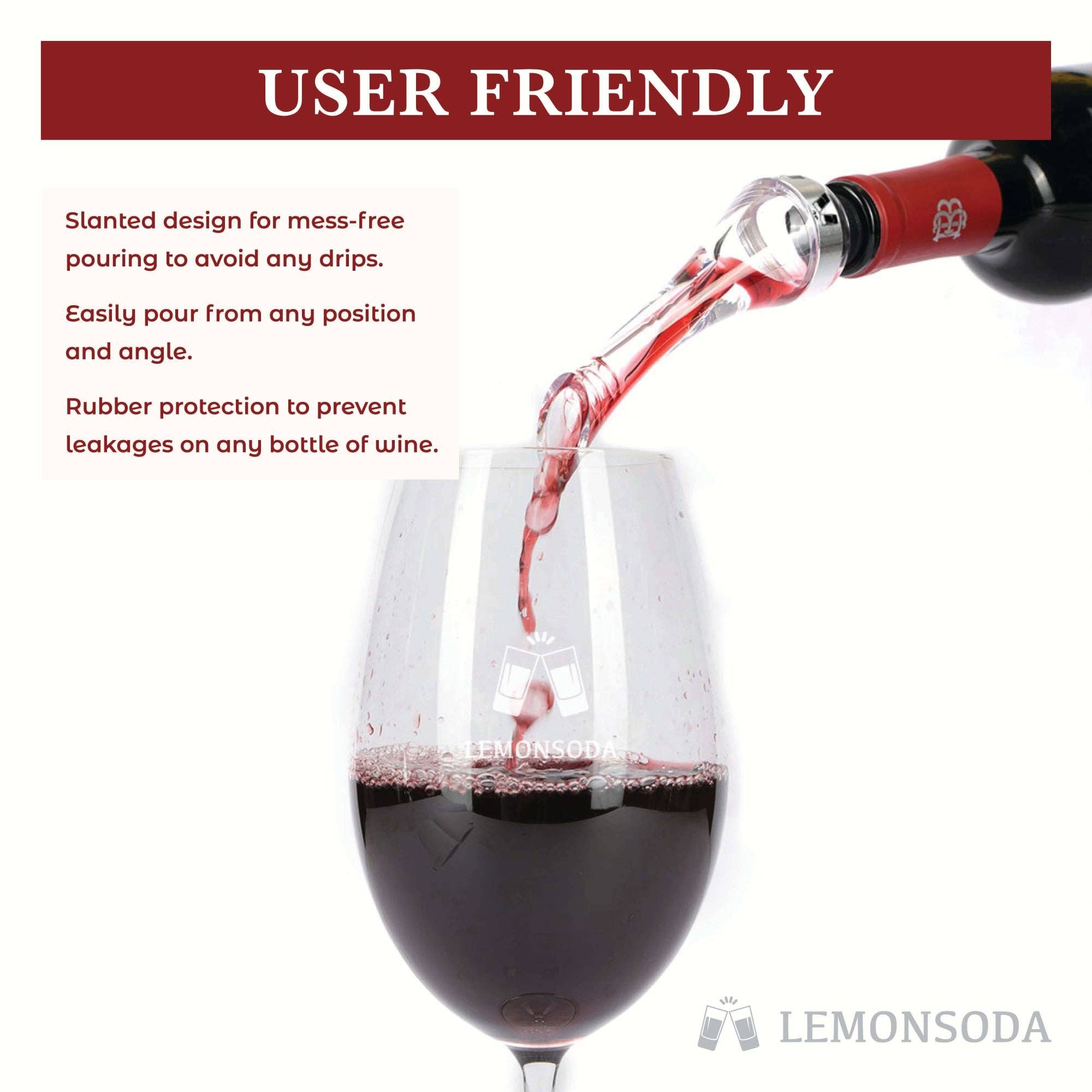 Lemonsoda - Wholesale Wine Aerator - Wine Aerator Pourer2