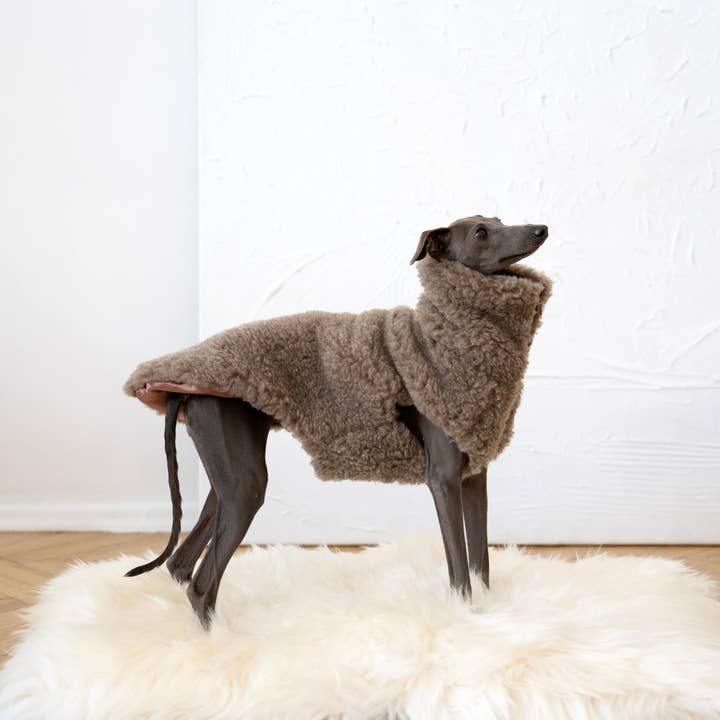 Mellow – Großhandel Haustierweste – Hund – Wollweste für Hunde aus reiner Wolle – Beige1