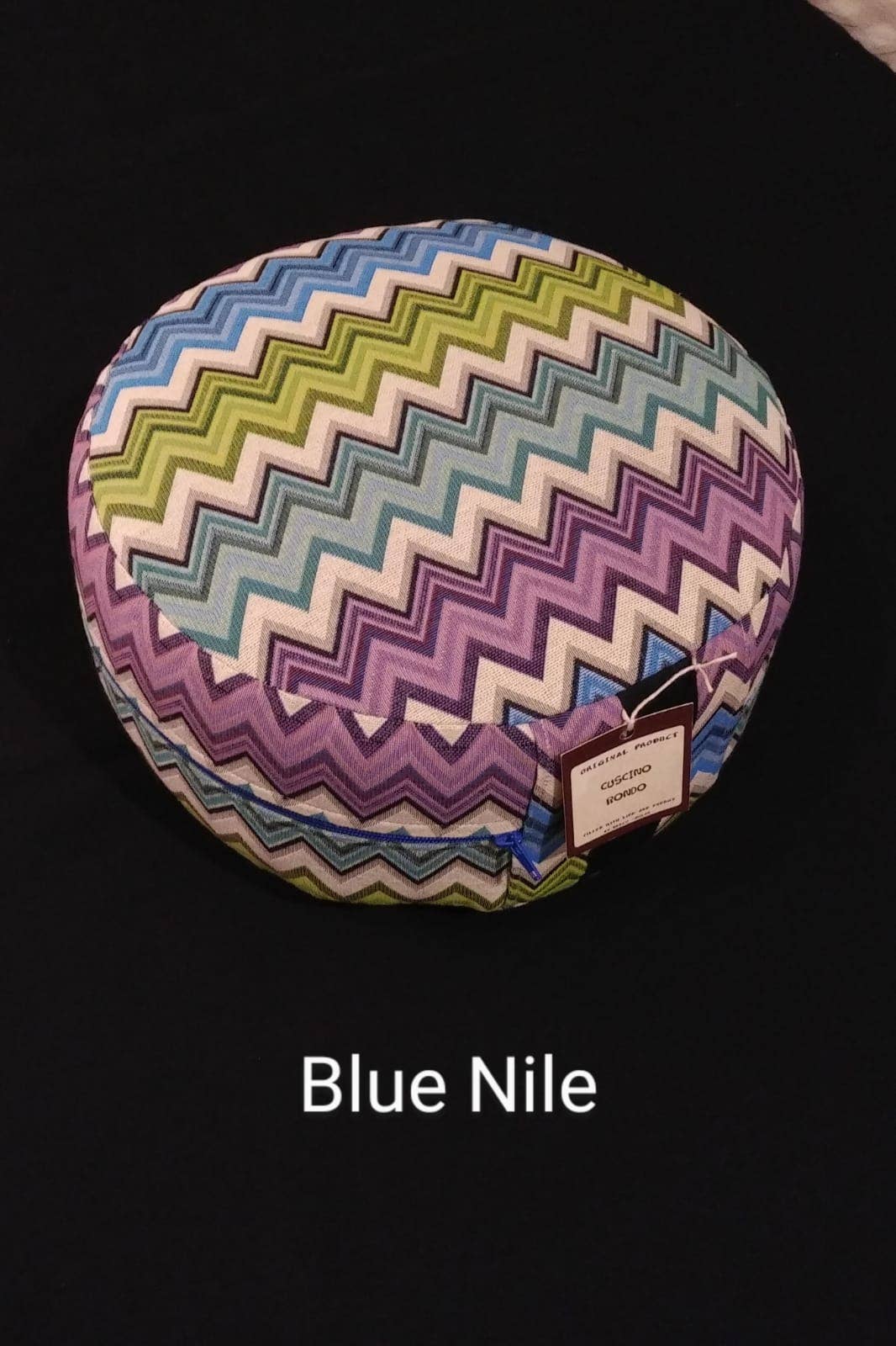 beECO di Franco Morando - Wholesale Chair Cushion - Zafu Rondo - Blue Nile0