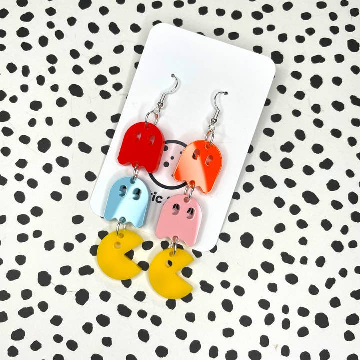 Retro Gaming Earrings for wholesale by Plastic Moon