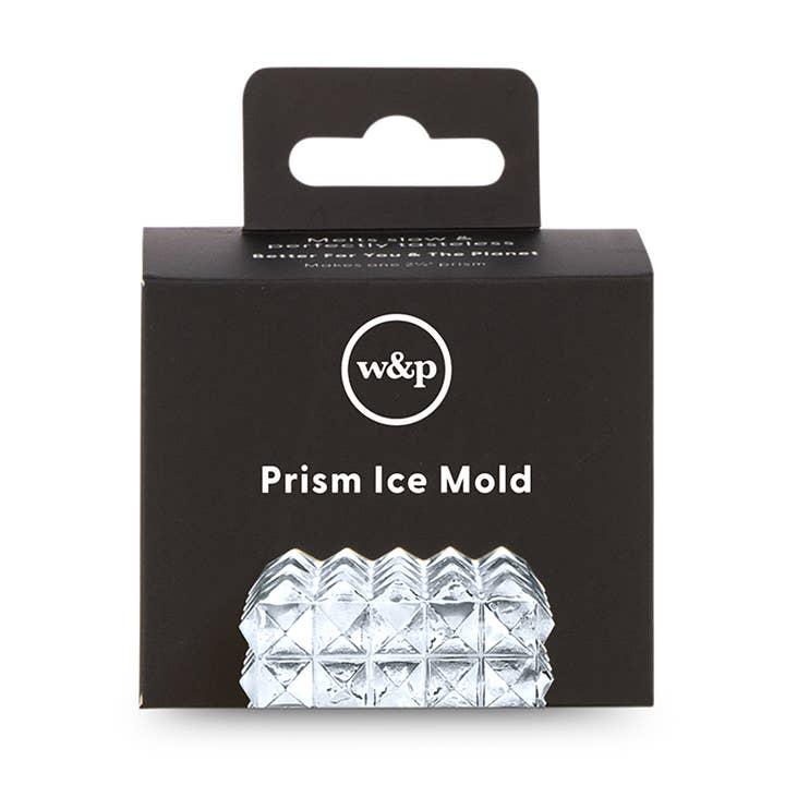 Until Pty Ltd - Wholesale Ice tray/mould - W&P Cocktail Ice Cube Prism Charcoal0