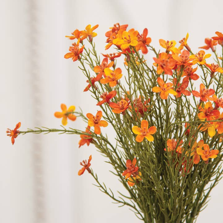 Saybrook Lane - Wholesale Artificial Flowers - Bittersweet Star Flower Bush, 15.5"H