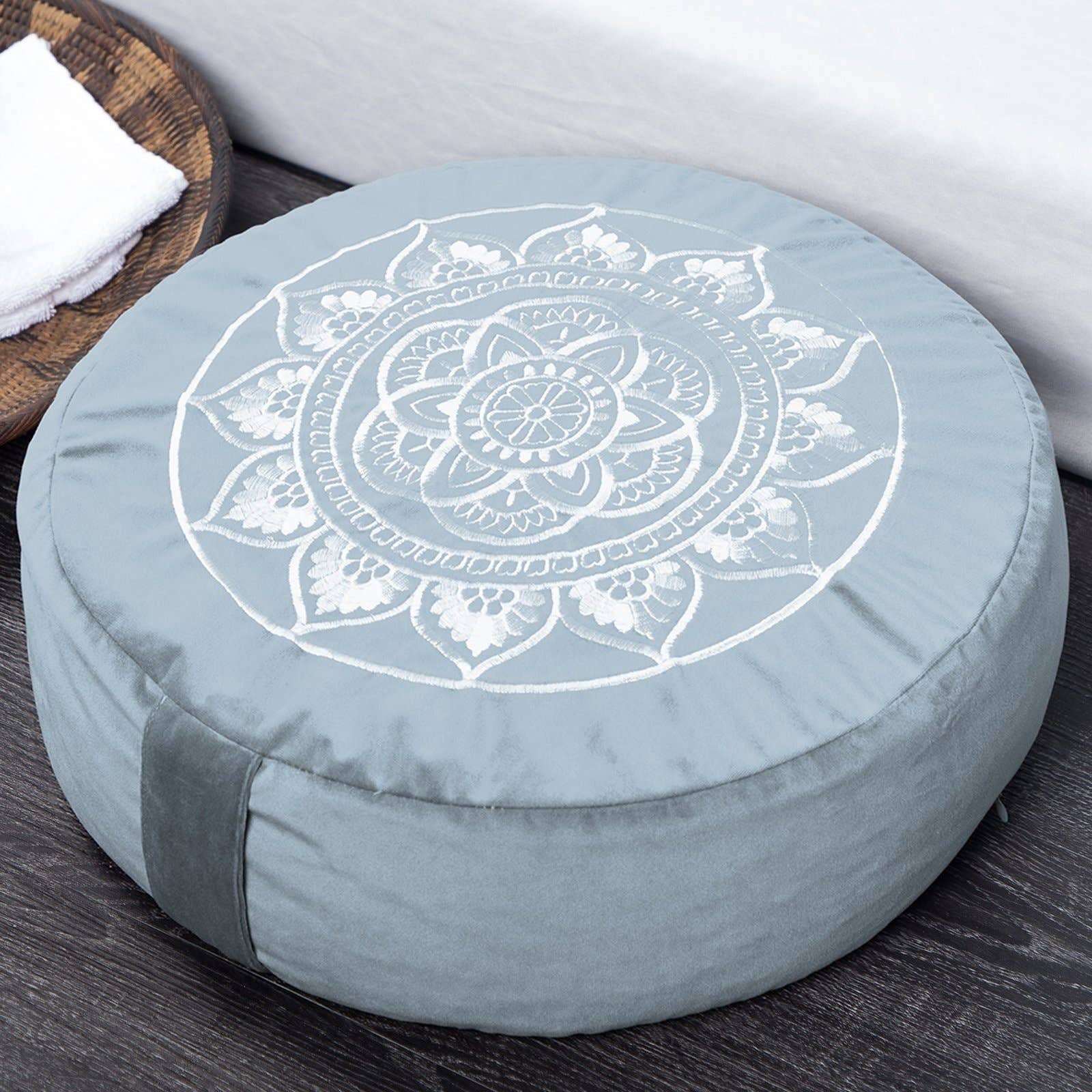 Florensi - Wholesale Meditation Supplies - Meditation Cushion - Large & Velvet Cover3
