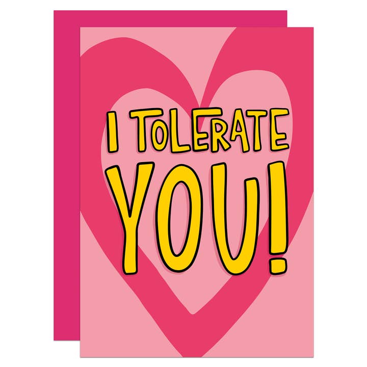 Ti Tollerò Carta A6 per la vendita all'ingrosso da parte di TeePee Creations