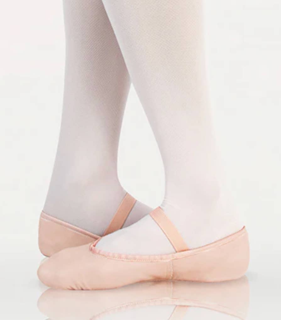 Body Wrappers – Großhandel Flache Schuhe – Damen – 201A vollständig ledrige Ballettslipper mit Vollsohle