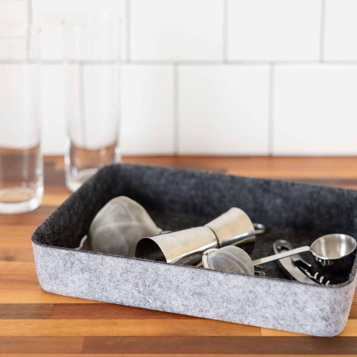 Three by Three Seattle - Wholesale Storage Bin - felt·like·it!™ wide organizer tapered storage bins