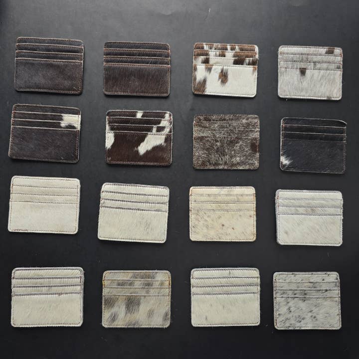 Ranchers Closet - Wholesale Card Holder - Women's - Genuine Hair-On Cowhide Wallet – Slim Western Card Holder8