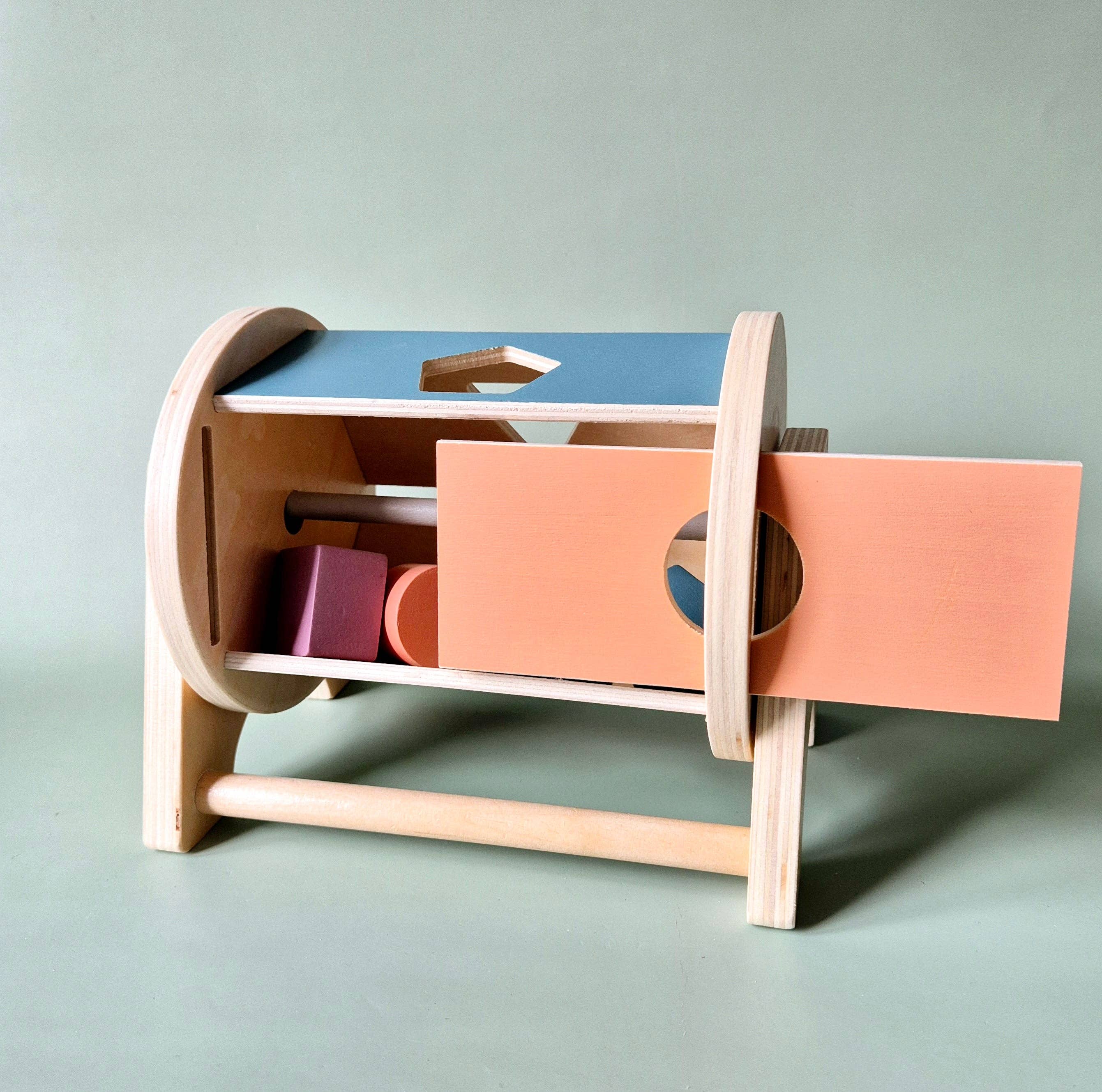 Rammelaartje - Wholesale Wood Toy - Kids - Wooden Rotatable Montessori Shape Sorter – Stimulates Motor Development5