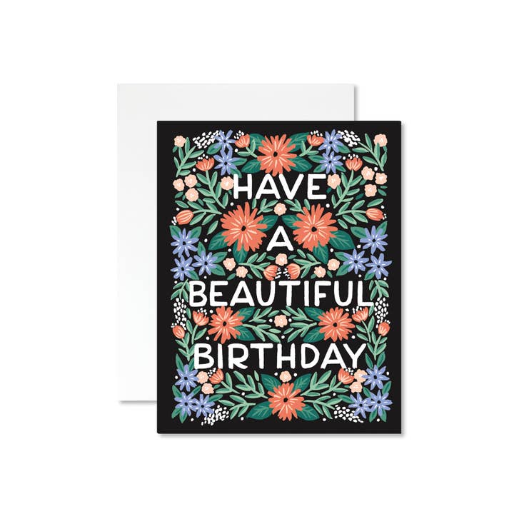 Beautiful Birthday Card for wholesale by Wild Hart Paper