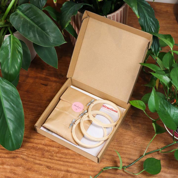 Craft Club - Wholesale Embroidery/cross-stitch supplies - POT PLANT MINIS - Cross Stitch Kit2