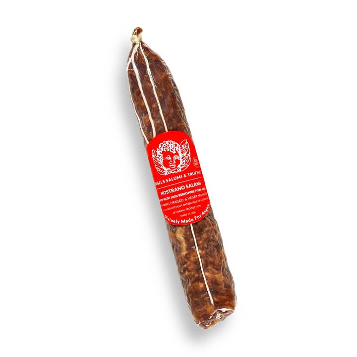 Nostrano Salami (1.1lb) for wholesale by Angel's Salumi & Truffles