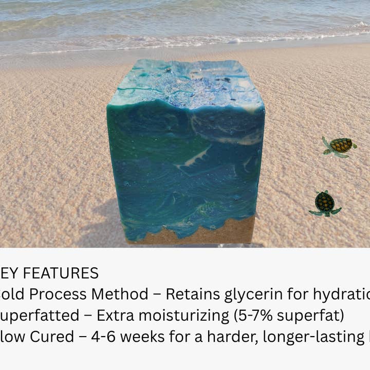 Halian's Creations - Wholesale Bar Soap - Shark Hole Beach Soap6