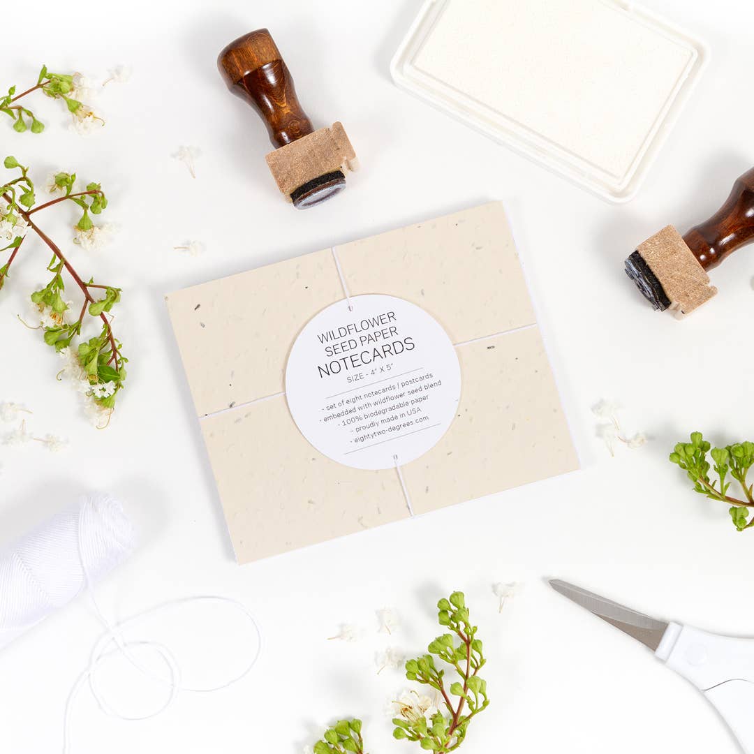 Studio 82° - Wholesale Stationery/Notecard Set - Wildflower Seed Notecards2